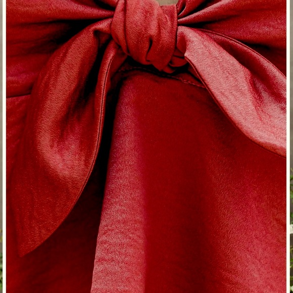 Babydoll Top, Cropped,Satin, New, M, L - Picture 3 of 8